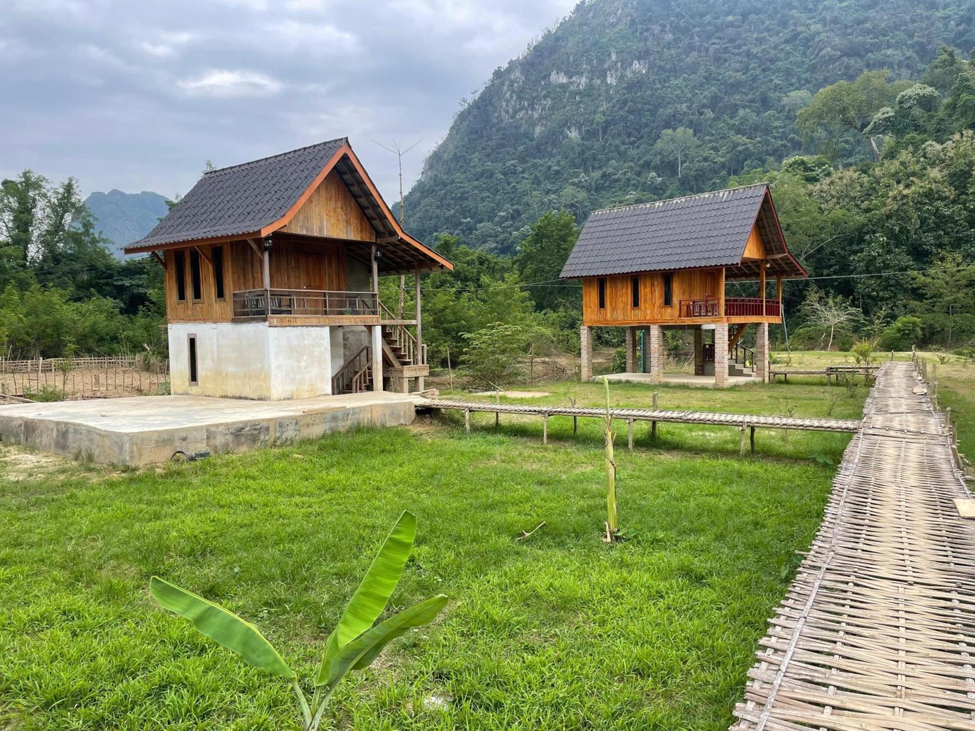 Eco Farm Stay And Hostel Nong Khiaw ภายนอก รูปภาพ